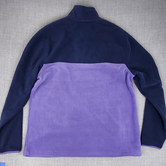 Hurley Blue & Purple 1/4 Zip Up Pullover Collard Fleece. Size XL - Picture 6 of 7